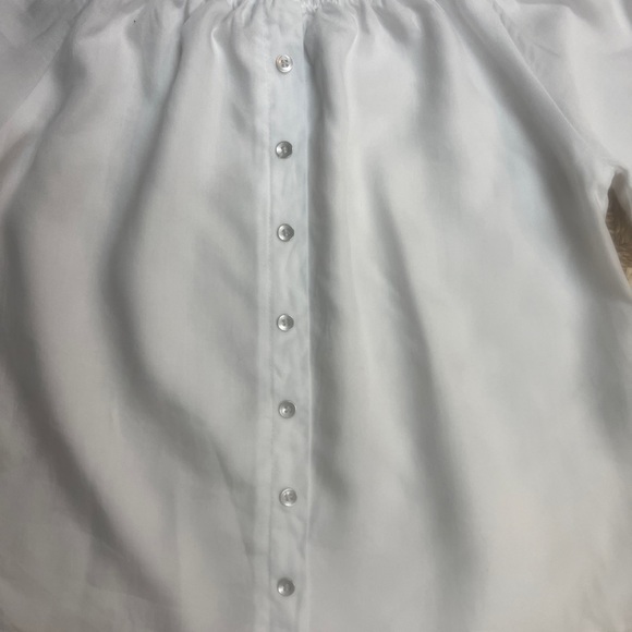 Lot 2 Pc Hudson CPSIA 2008 Cuff Hem Jeans Girls Sz 10 & Tractr White Blouse Sz L - Picture 3 of 8